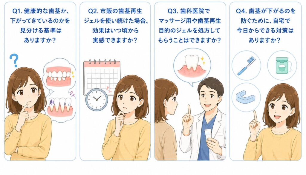 歯茎再生ジェルに関するよくある質問4